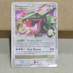 Pokemon TCG Rayquaza C LV.X DP47 Diamond & Pearl LP HQ Packaging - Image 2