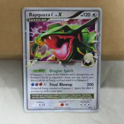 Pokemon TCG Rayquaza C LV.X DP47 Diamond & Pearl LP HQ Packaging - Image 3