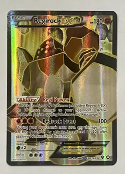 Pokemon Regirock EX 43a/124 Alt Art XY Premium Trainer Collection Promo - Image 1