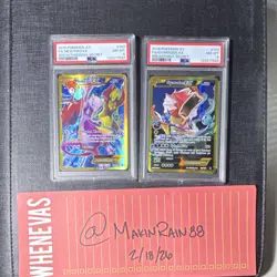 Nintendo Pokemon XY Mewtwo EX Gyarados EX Secret Rare PSA Lot - Image 1