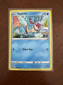 Squirtle SWSH233 Promo SWSH Black Star Pokemon TCG NM - Image 1