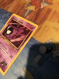 1st Edition Sabrina's Gastly 93/132 Gym Heroes Vintage Pokemon Card - LP - Image 4