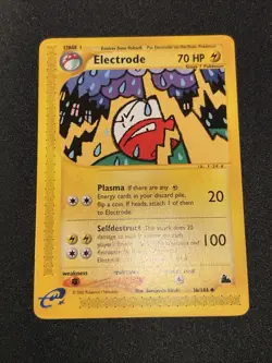 Electrode 36/144 Skyridge Pokemon Card Near Mint ! E-Series - Image 2