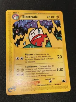 Electrode 36/144 Skyridge Pokemon Card Near Mint ! E-Series - Image 3