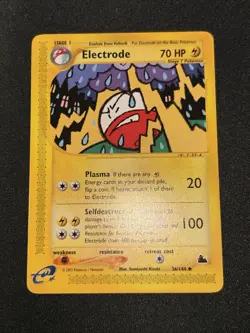 Electrode 36/144 Skyridge Pokemon Card Near Mint ! E-Series - Image 4