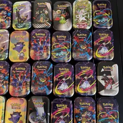 Lot Of 35 Pokemon Prismatic Evolution 151, me, Opened Mini Tins Empty No cards - Image 4