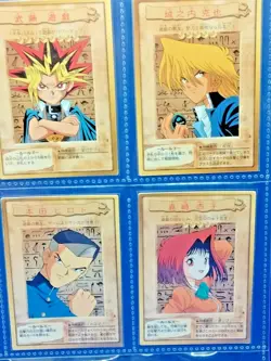 yu-gi-oh bandai yugioh bandai character cards no.1-8 8set japanese - Image 2