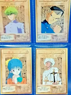 yu-gi-oh bandai yugioh bandai character cards no.1-8 8set japanese - Image 3