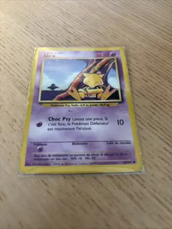 Carte Pokemon Abra 43/102 Edition 1 - Set de Base - FR - Image 1