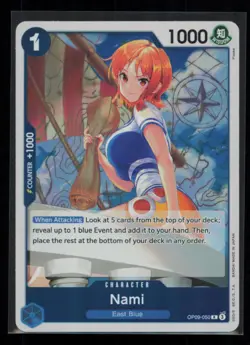 Nami (050) OP09-050 One Piece Emperors in the New World Rare Near Mint - Image 1