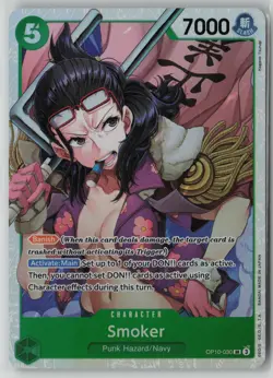 Smoker (030) OP10-030 One Piece Royal Blood Super Rare Near Mint - Image 1