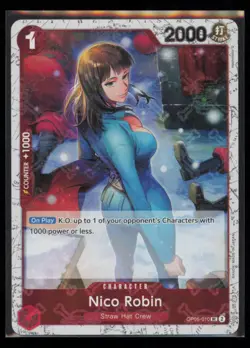 Nico Robin (Jolly Roger Foil) OP05-010 One Piece Premium Booster -The Best- NM - Image 1