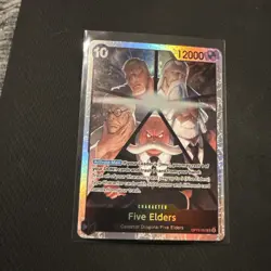 One Piece - Five Elders SR Holo - OP13 Carrying on His Will - OP13-082 - Image 1