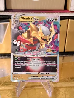 Giratina Vstar Pokemon Prize Pack Series 3 Promo Pokemon Card NM/LP Play Stamp - Image 1