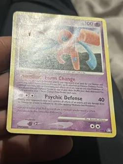 Deoxys Defense Forme 25 Rare Legends Awakened Pokemon Card HP - Image 2