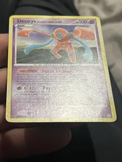 Deoxys Defense Forme 25 Rare Legends Awakened Pokemon Card HP - Image 5