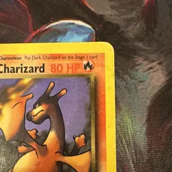 Dark Charizard 21/82 First Edition - Pokemon Team Rocket - Heavy Play - Image 3