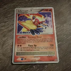Pokemon TCG Infernape LV.X Diamond & Pearl Ultra Rare Holo Level Up 121/130 - Image 1
