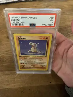 1999 POKEMON Cubone 50/64 Jungle 1ST EDITION PSA 7 - Image 4