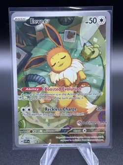 Pokemon TCG - Eevee SVP-173 (Pokemon Center Stamped) Near Mint - Image 1
