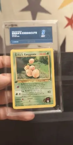 2000 POKEMON GYM HEROES ERIKA'S EXEGGCUTE #43/132 1ST EDITION not PSA grade 9 - Image 1