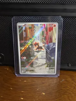 Litleo 139/132 Me01: Mega Evolution Holo Illustration Rare Pokemon - Image 1
