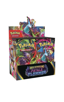 Pokemon Mega Entwicklung Fatale Flammen Display 36 Booster Box Deutsch - Neu OVP - Image 1