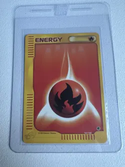 Fire Energy 161/165 Expedition WOTC Vintage Pokemon - Image 1