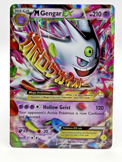 M Gengar EX XY166 - XY Black Star Promo Mega Pokemon TCG - NM - Image 1