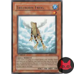 Yugioh Treeborn Frog SOI-EN025 Rare 1st Edition LP - Image 1