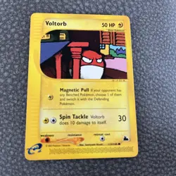 NM/M (E-Reader) Pokemon VOLTORB Card SKYRIDGE Set 113/144 Non-Holo WOTC COMMON - Image 1