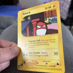 NM/M (E-Reader) Pokemon VOLTORB Card SKYRIDGE Set 113/144 Non-Holo WOTC COMMON - Image 4