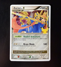 Pokemon TCG Zacian LV.X SWSH135 Sword and Shield Promo Holo Card NM - Image 1