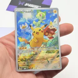 CARTA POKEMON CARD PIKACHU PROMO 027 - ITA - SCARLATTO E VIOLETTO - NEAR MINT - Image 2
