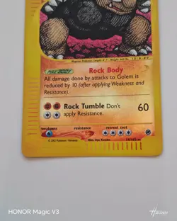 Rare Pokemon Card Golem 14/165 Expedition Base Set Reverse Holo WOTC -NM/LP - Image 4