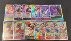 ONE PIECE BULK SR LOT! 10 PLUS SR CARDS AND ONE GOLD DON! - Image 1