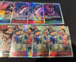 ONE PIECE BULK SR LOT! 10 PLUS SR CARDS AND ONE GOLD DON! - Image 3