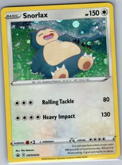 Snorlax SWSH032 SWSH: Sword & Shield Promo Cards - Pokemon Card - NM - Image 1