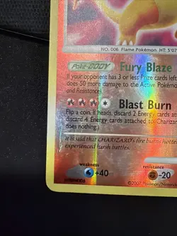 Charizard LV.55 3/132 – 2007 Secret Wonders Holo Rare Pokemon Cards TCG MP - Image 2