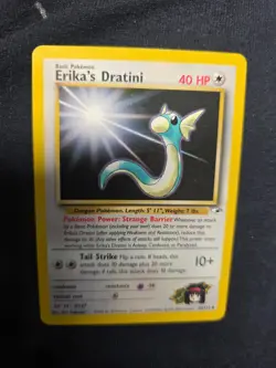 Erika's Dratini 42/132 Gym Heroes LP Vintage WOTC - Pokemon TCG - Image 1
