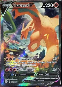 Charizard V Alt Full Art Ultra Rare - 154/172 - Brilliant Stars Pokemon - Image 1