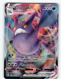 CROBAT VMAX 045/072 HOLO RARE VMAX SHINING FATES POKEMON NM - Image 2