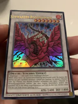 Yugioh Black Rose Dragon Lc05-en004 Ultra rare german misprint hot! - Image 2