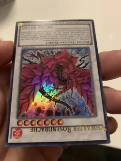Yugioh Black Rose Dragon Lc05-en004 Ultra rare german misprint hot! - Image 3