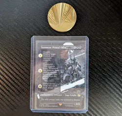 MTG Final Fantasy - Card #365: Summon: Primal Odin, Borderless (Non-Foil) - Image 1