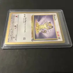 Pokemon Meowth Jungle Gold Border Promo Card 56/64 50 HP - Vintage 1999 Pokemon - Image 3
