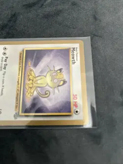 Pokemon Meowth Jungle Gold Border Promo Card 56/64 50 HP - Vintage 1999 Pokemon - Image 5