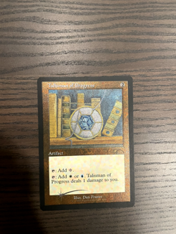 Talisman of Progress (Foil Etched Retro Secret Lair Promo) NM - Image 1