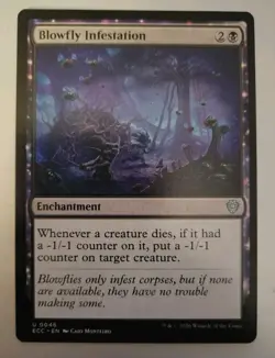 MTG - Lorwyn Eclipsed: Blowfly Infestation (0046) - Uncommon - Near Mint - Image 1