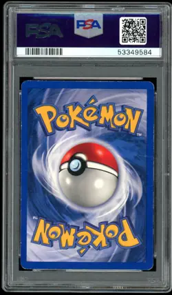 1999 Pokemon Base Set Shadowless #7 Hitmonchan Holo PSA 2 Good - Image 2